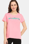 Rosaline Bloom Fest Knit Cotton Top (Pack of 2) - Blue Pink — thumbnail 2